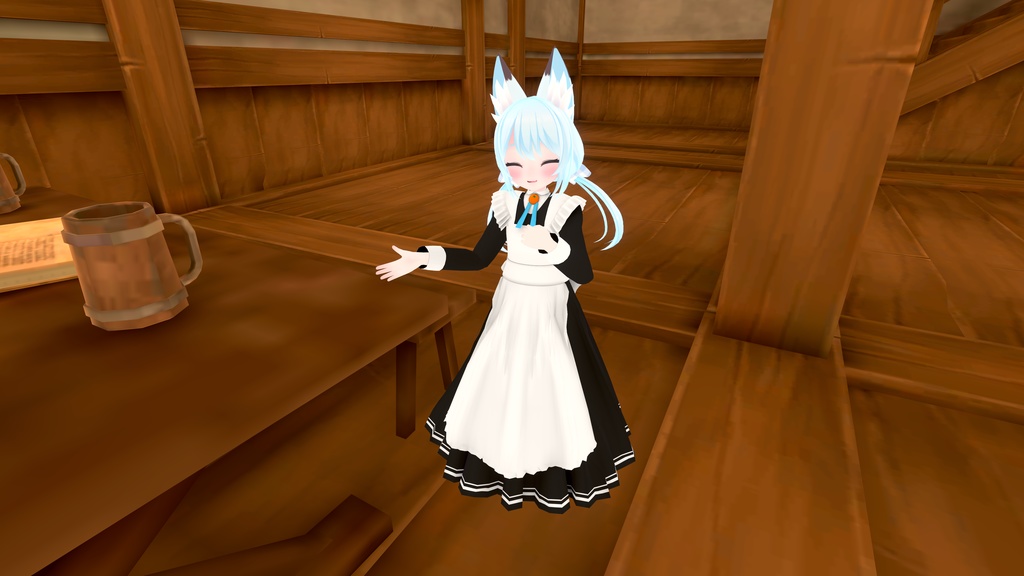 【こまどアバター専用】メイド服【Unity2019対応】