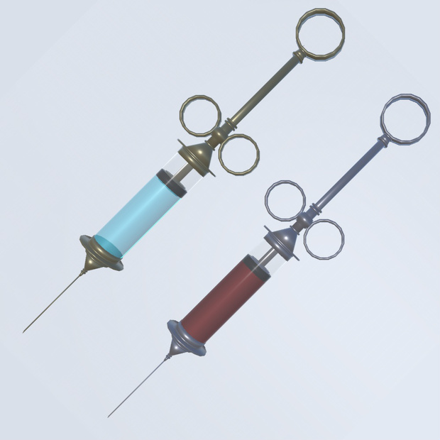 アンティーク風注射器