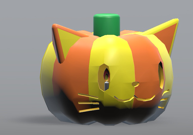 猫型ジャックオランタン