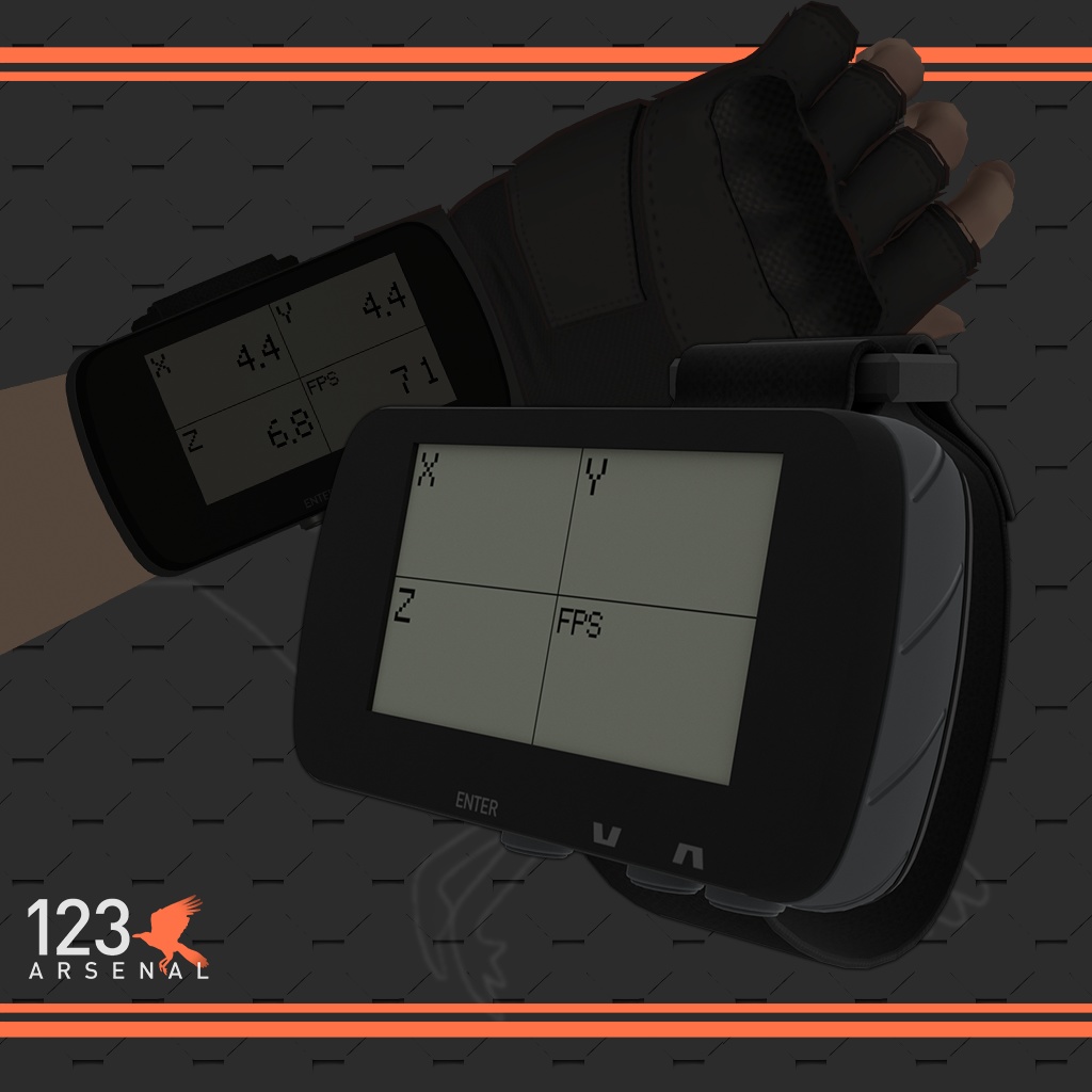 GPSウォッチ【座標表示ギミック付】