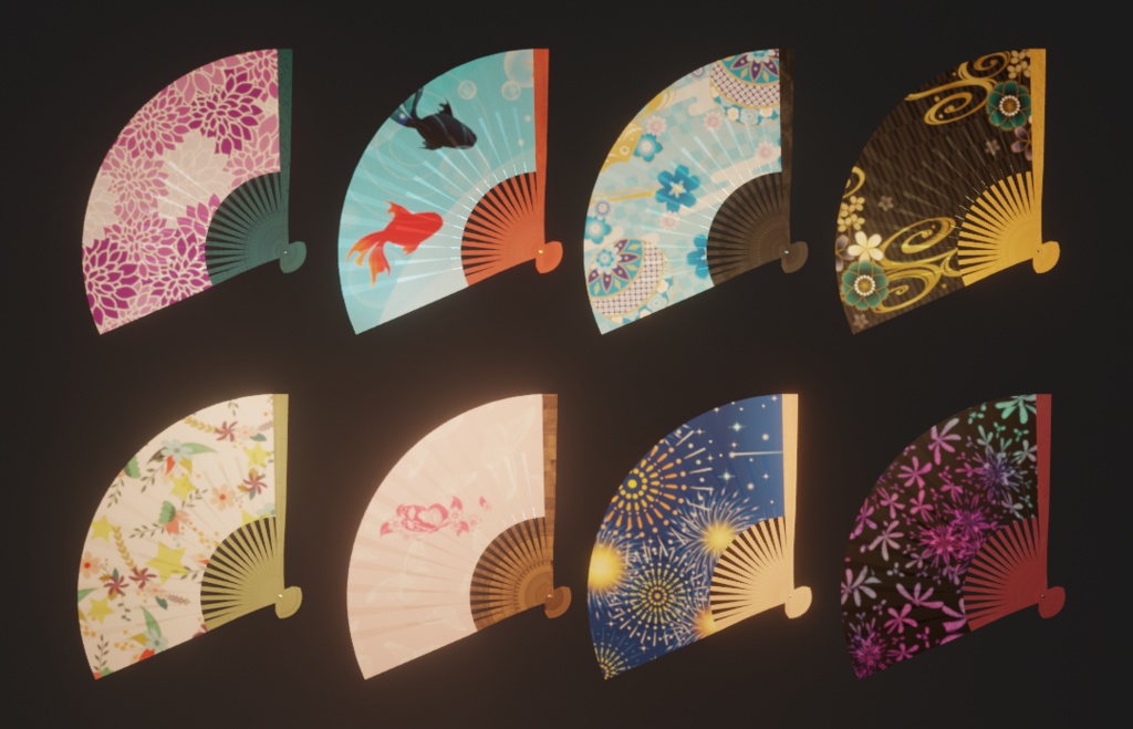 セルフ演出扇子