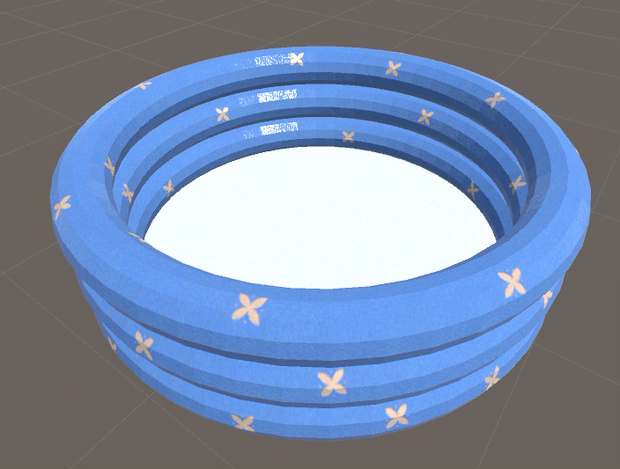 シンプルなビニールプール