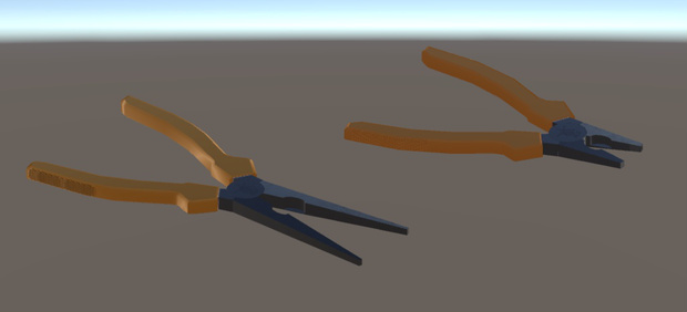 ペンチとラジオペンチのセット