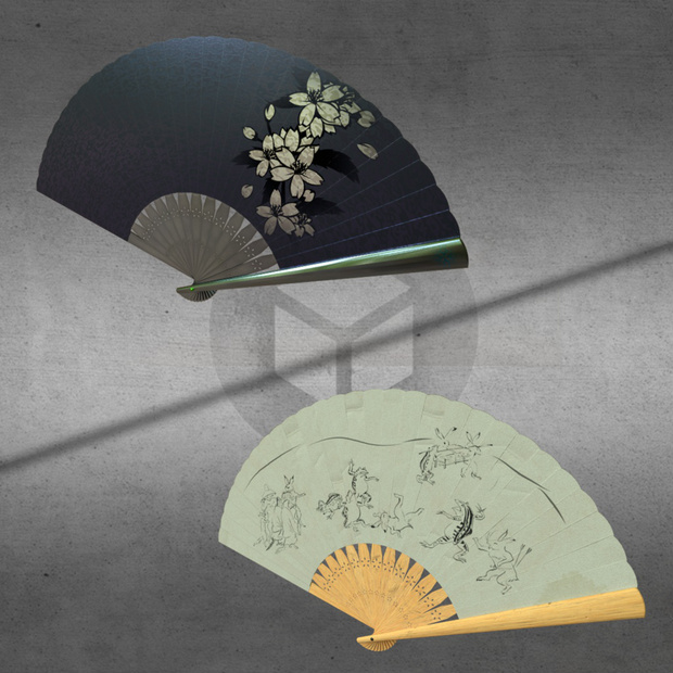 鉄扇/扇子「雪扇」