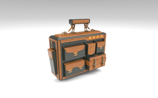 アンティーク風バッグ