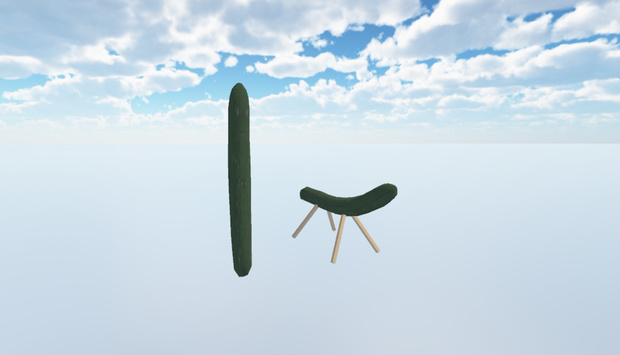 キュウリ(パーティクル付き)