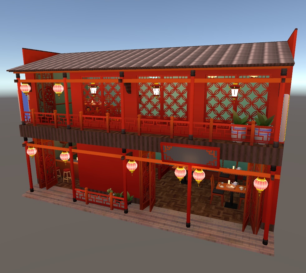 中華風カフェセット（愛果茶房）