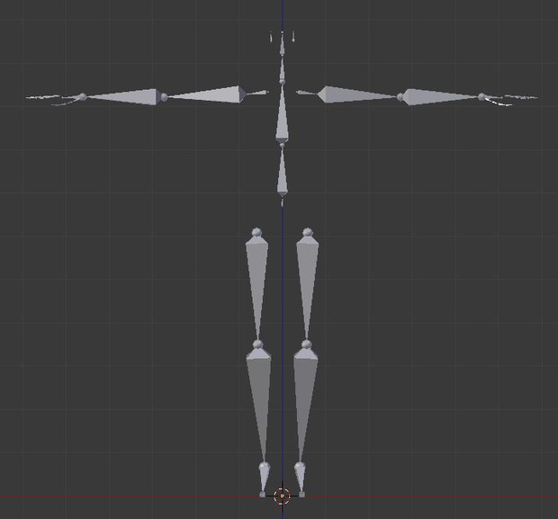 フルボディトラッキング対応ボーン