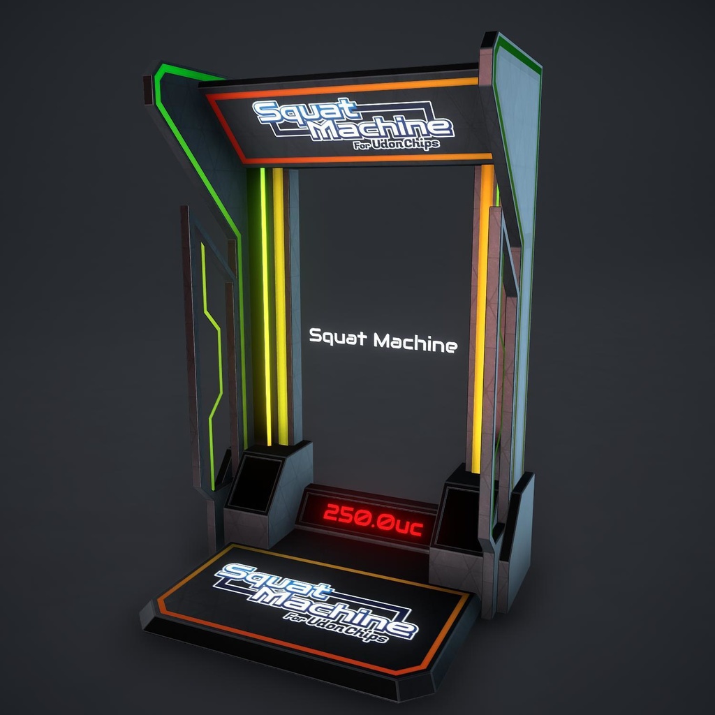 UdonChips対応ワールドギミック「スクワットマシーン」