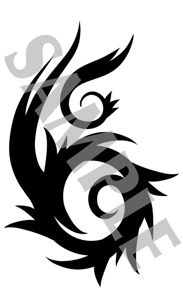 トライバル風 炎