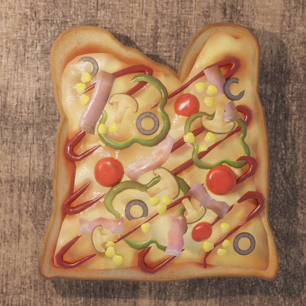 TV取材中に作ったイカの昼ごはん