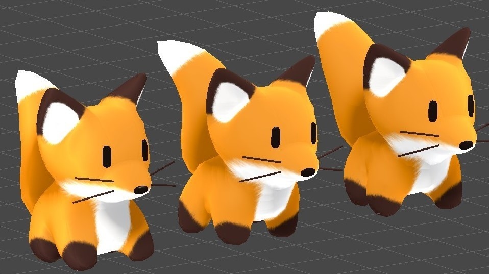 きつねのぬいぐるみ