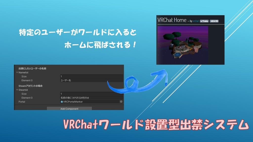 VRChatワールド設置型出禁システム