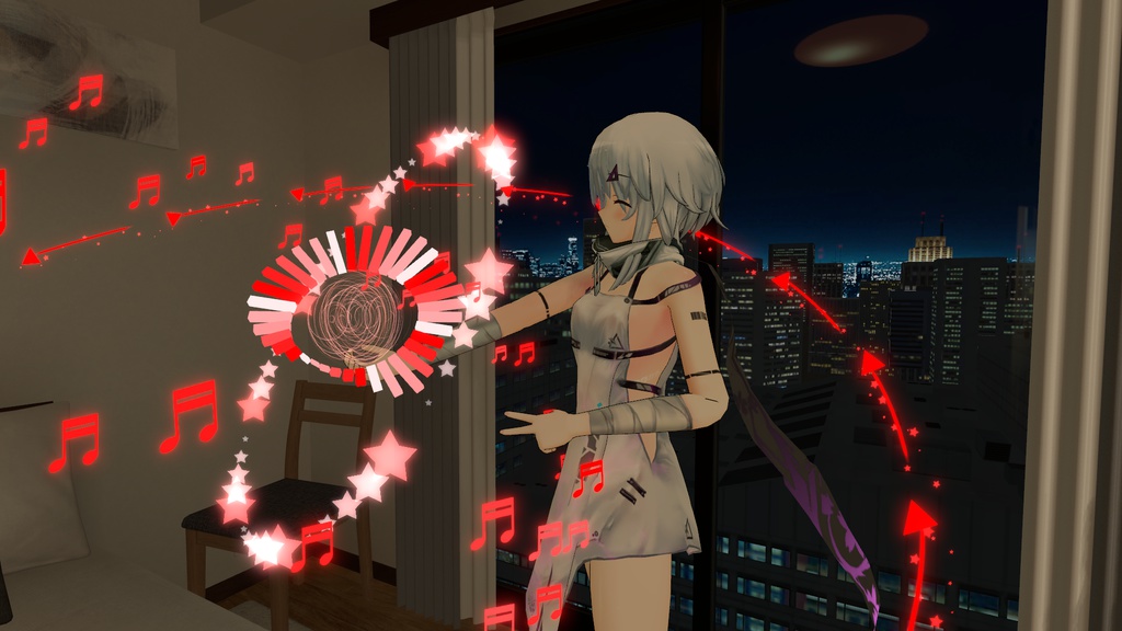 Particle Animation MusicBox - Satellite