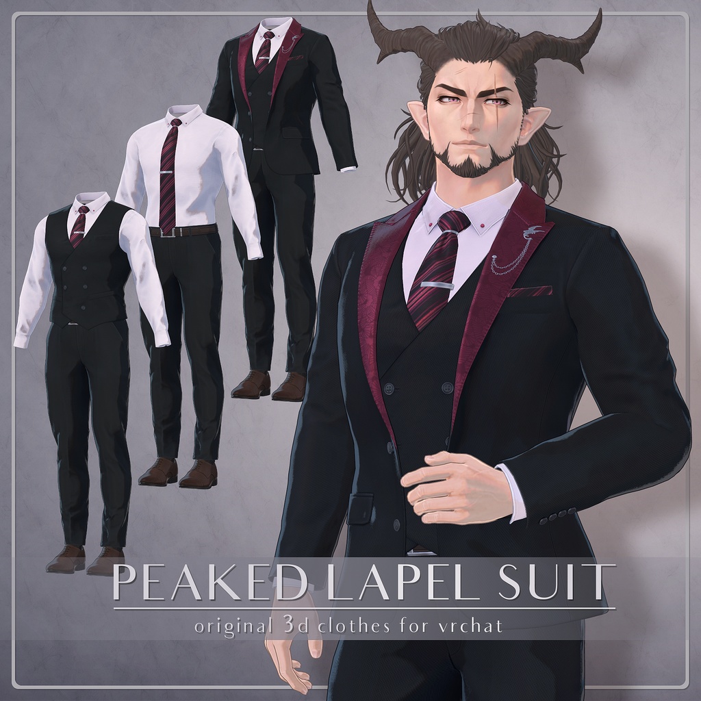 ピークドラペルスーツ