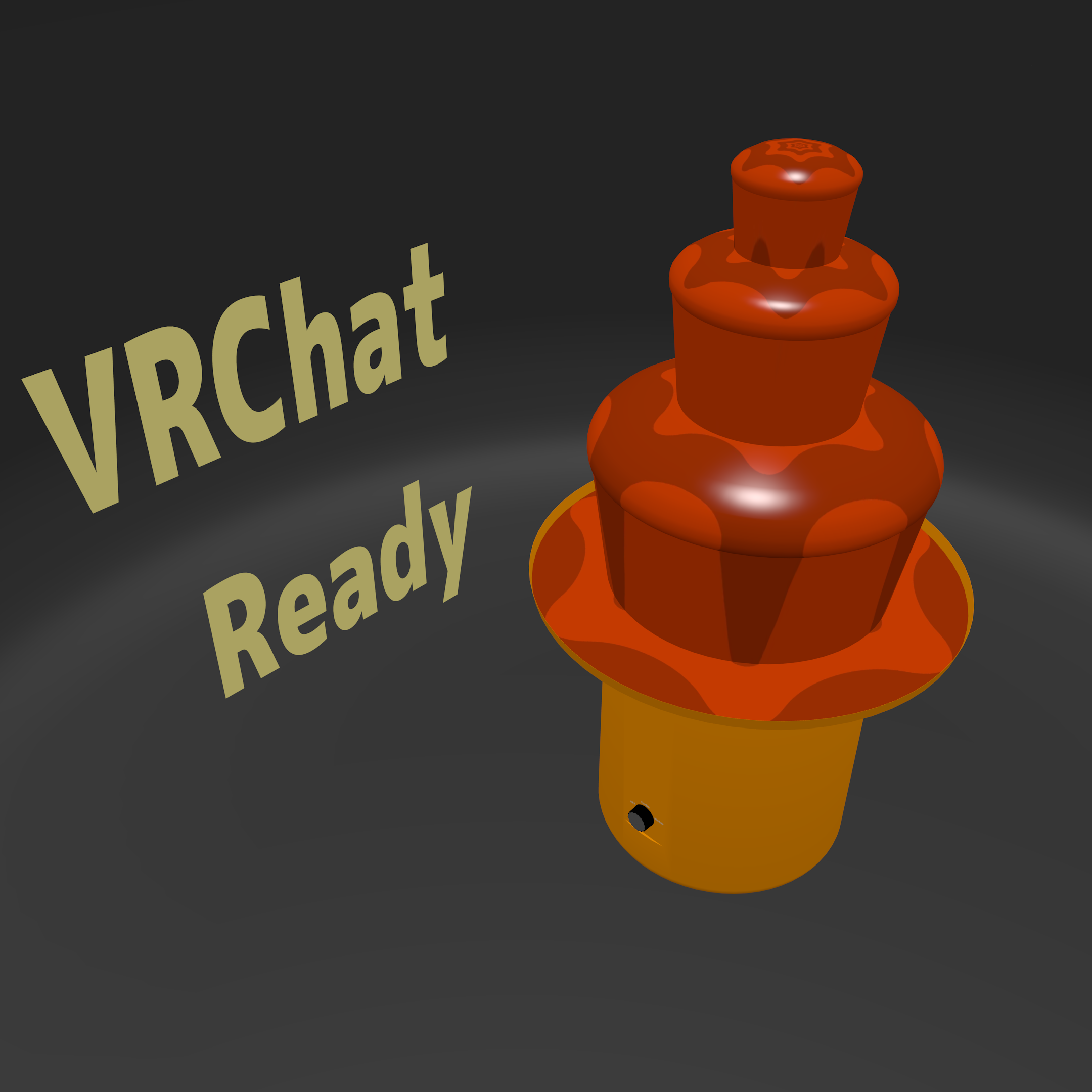 3Dモデル チョコレートファウンテン