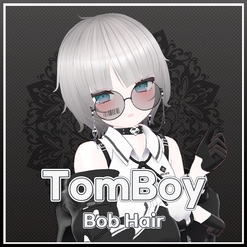 クールなトムボーイボブヘア