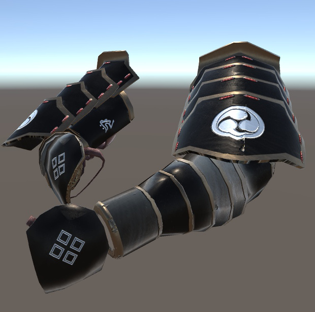 黒鬼装甲　夜叉ノ尺橈