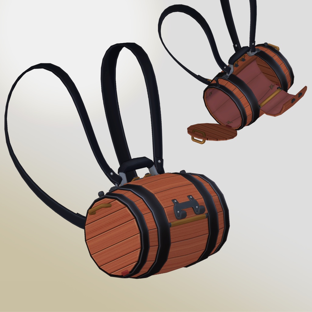 ディアホルンちゃんの樽かばん(BarrelBag)