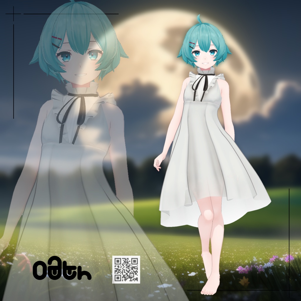 【薄荷対応】エンジェルドレス/Angel dress