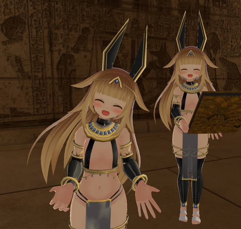 響狐リクちゃん専用エジプト風衣装