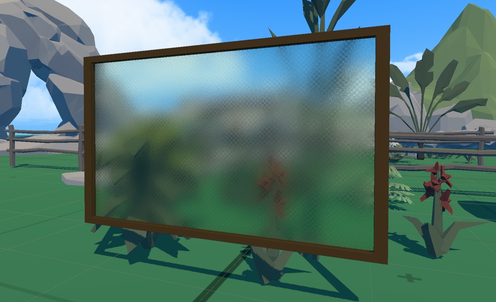 すりガラスシェーダー