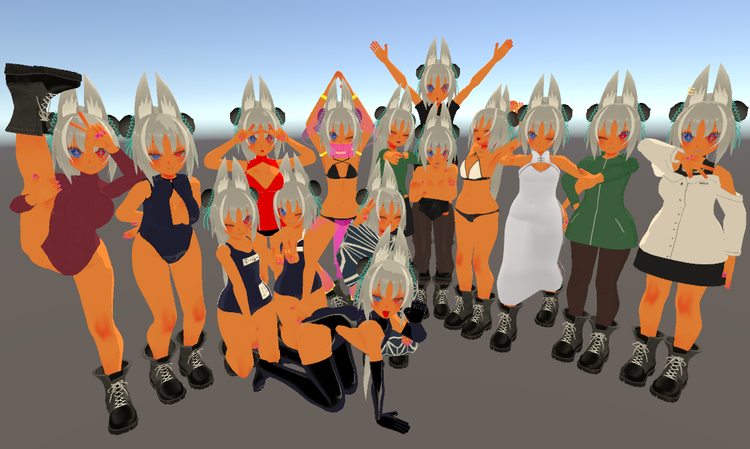 ニアナちゃん専用コスチューム詰め合わせ