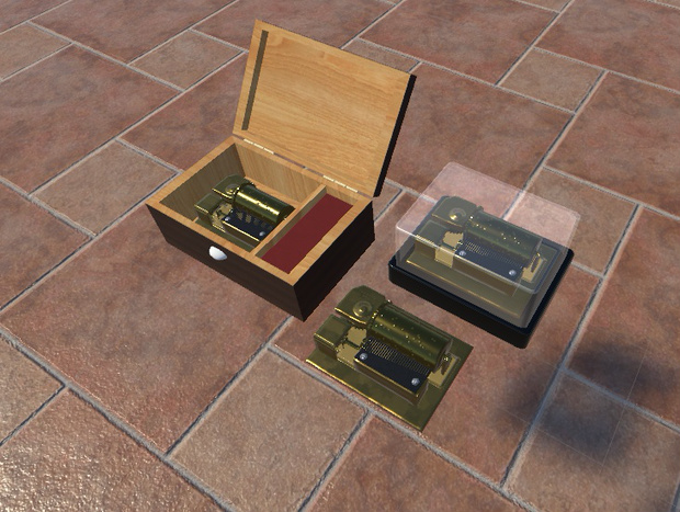 ジュエリーボックス付きオルゴール