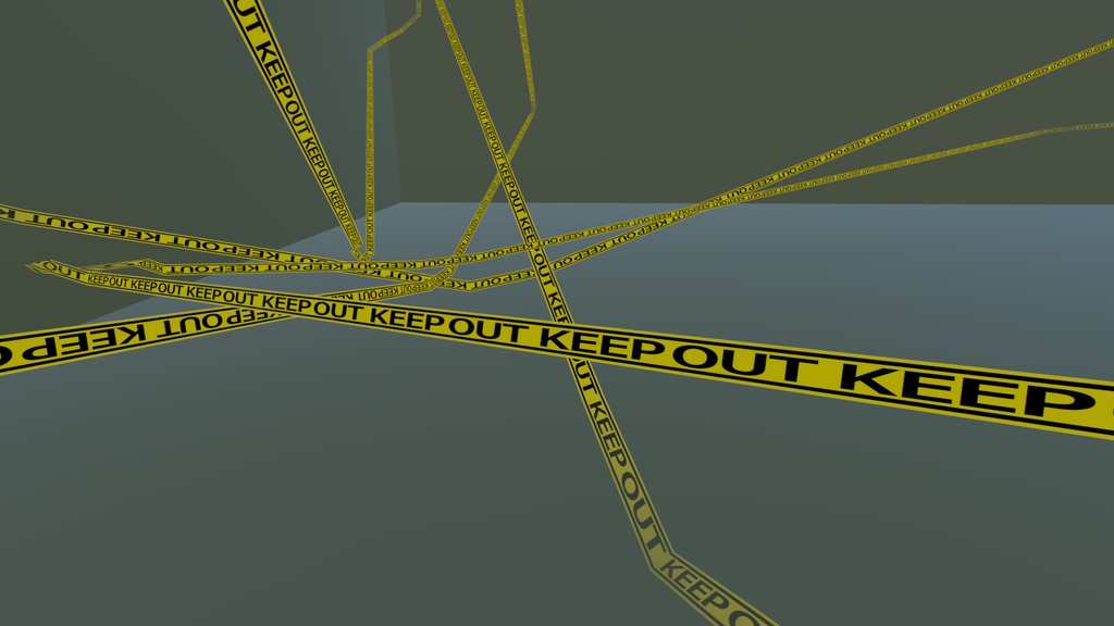 KEEP OUTテープParticle