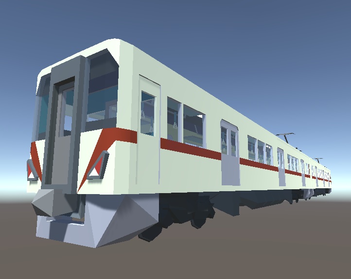 5000ポリゴンの5000系電車