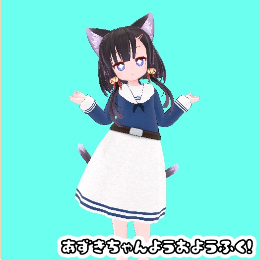 あずきちゃん用衣装モデル　「よそ行きお洋服」