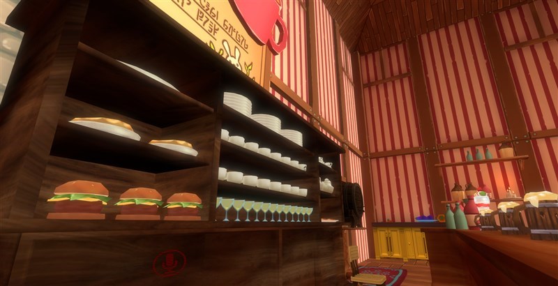 カウンター内側