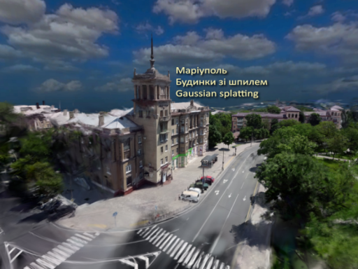 Mariupol Twin Buildings - Gaussian Splatting