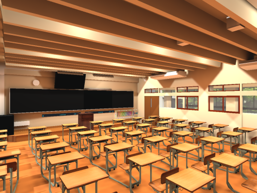 灘高校の教室再現