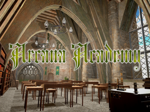 アルカナ学院の学習室