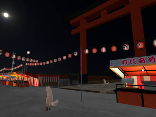 夏祭り建設中with NPC