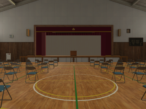 放レ部の体育館