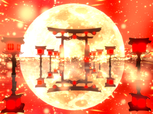 ケセドの暁の社-CHESED's Red Lake Japanese Shrine-