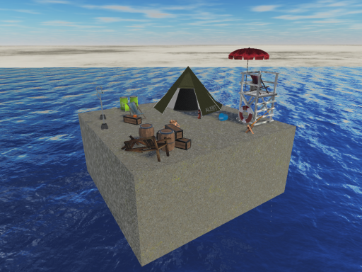 海上きゅーぶ-Cube on the sea-