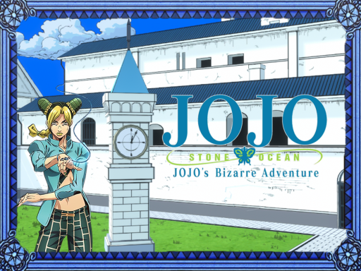 JJBA Stone Ocean Courtyard
