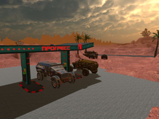 Martian truckstop and diner