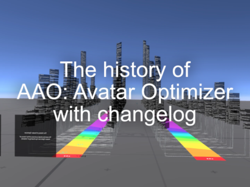 The history of AAO˸ Avatar Optimizer