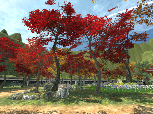 Japanese Garden in Autumn - Nihon Teien Kouyou