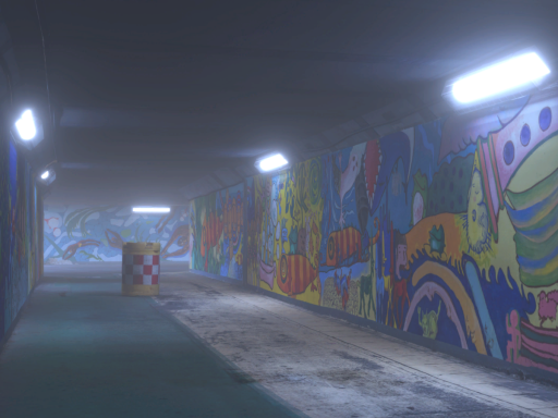 大津市堅田の高架下