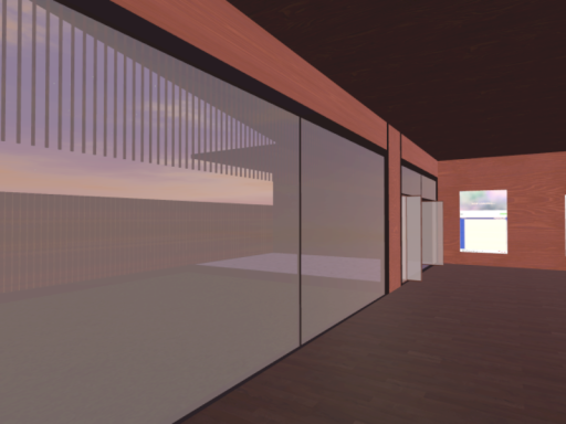 夕暮れの小さな山羊の家