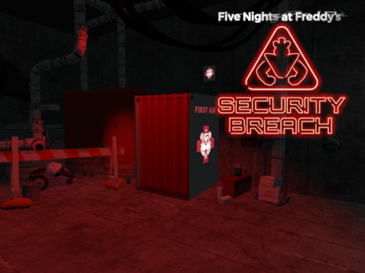 Fnaf Security Breach - Utillity Tunnels First Aid Area