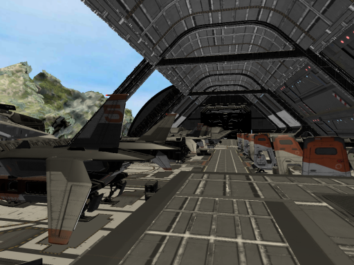 Hell Divers Carrier Hanger