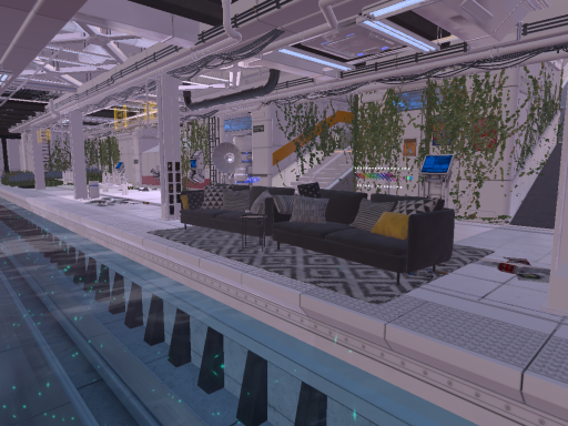 Bleached Subway Station