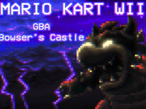 Mario Kart Wii - GBA Bowser Castle 3