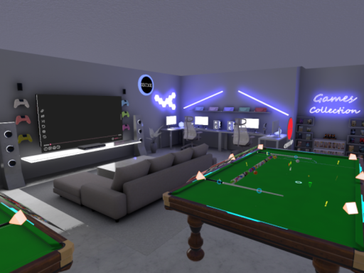 Gaming Billiards Room
